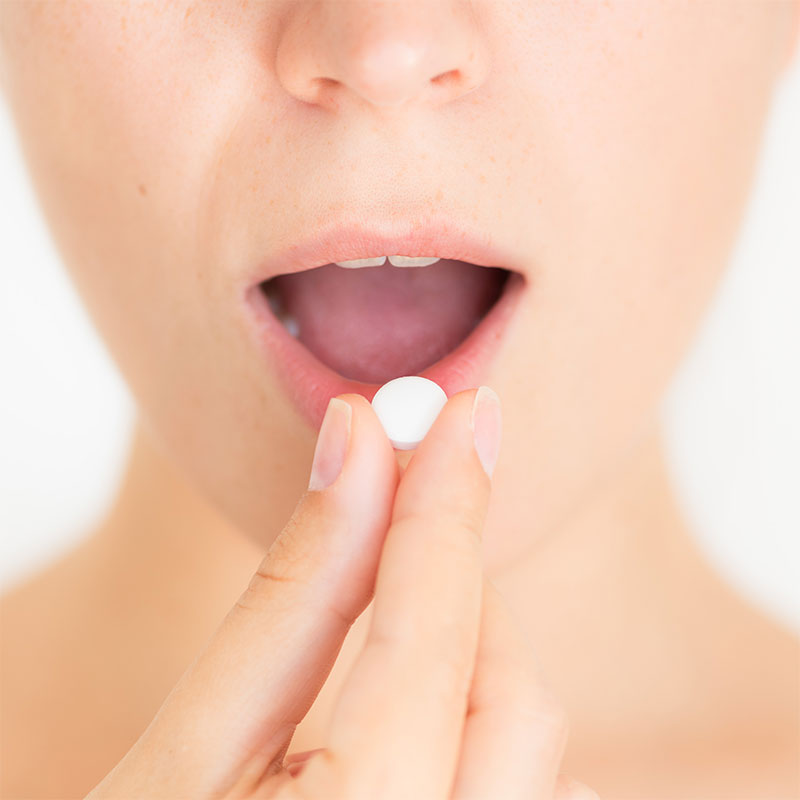 Lingumelt akut Durchfall Tabletten einnehmen