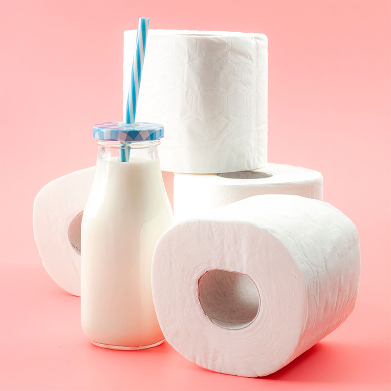 Laktoseintoleranz: Durchfall bei Milchprodukten